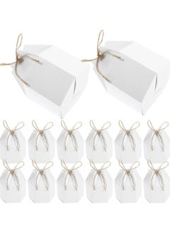Oasisgalore 30pcs White Cardboard Gift Boxes - European Style for Candy & Gifts  - Image 1