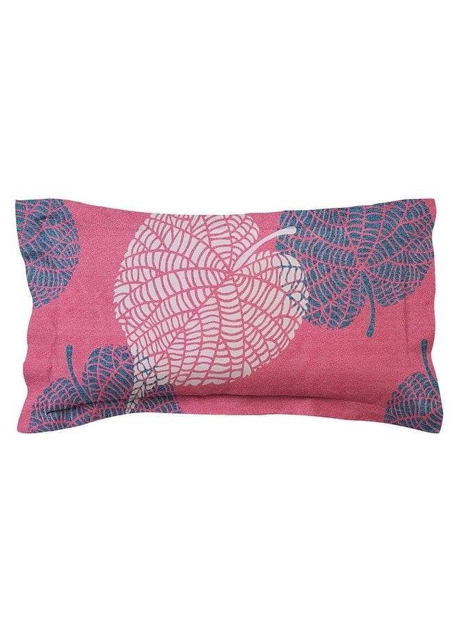 BSB HOME 100% Cotton Feel Flat Single Bedsheets with 1 Pillow Covers | Single Bed Breathable | Wrinklefree | Ultrasoft 180 TC Supersoft |60 x 90 Inches, 5X7 Feet | Pink Flower - Image 3