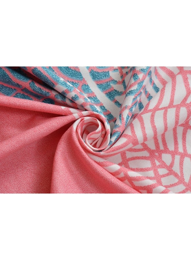 BSB HOME 100% Cotton Feel Flat Single Bedsheets with 1 Pillow Covers | Single Bed Breathable | Wrinklefree | Ultrasoft 180 TC Supersoft |60 x 90 Inches, 5X7 Feet | Pink Flower - Image 2