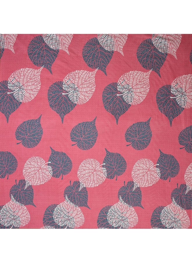 BSB HOME 100% Cotton Feel Flat Single Bedsheets with 1 Pillow Covers | Single Bed Breathable | Wrinklefree | Ultrasoft 180 TC Supersoft |60 x 90 Inches, 5X7 Feet | Pink Flower - Image 5