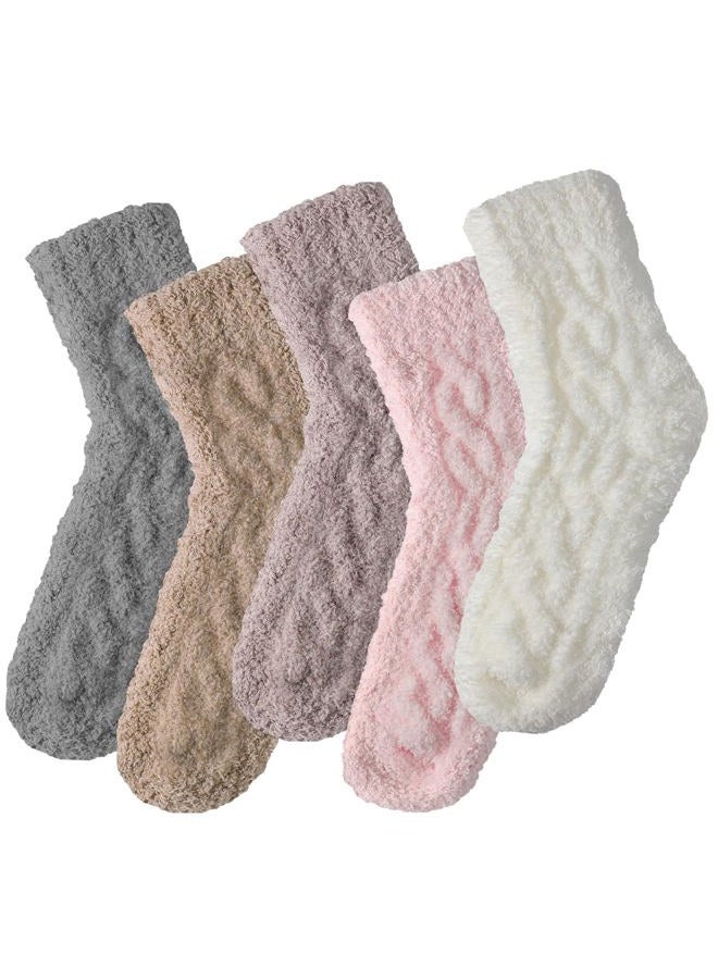 Premillow Womens Fuzzy Socks Fluffy Socks Women Winter Cozy Socks Warm Slipper Socks Home Sleeping Socks for Women - Image 1