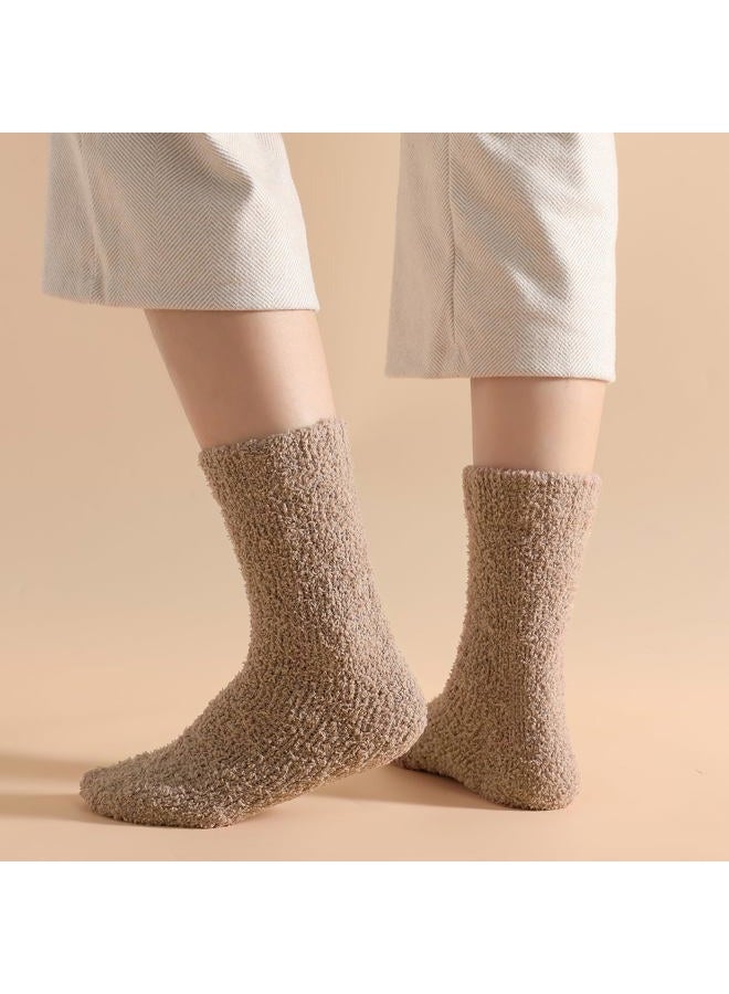 Premillow Womens Fuzzy Socks Fluffy Socks Women Winter Cozy Socks Warm Slipper Socks Home Sleeping Socks for Women - Image 2