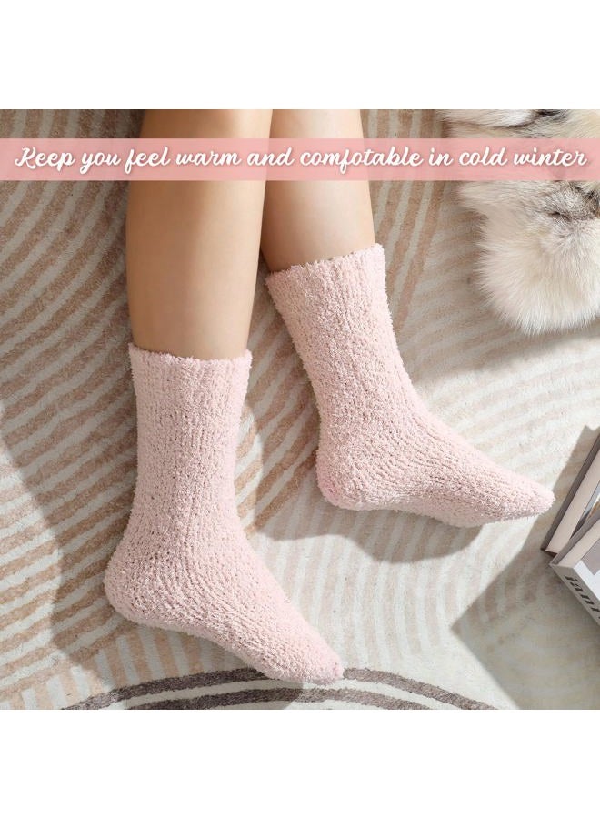 Premillow Womens Fuzzy Socks Fluffy Socks Women Winter Cozy Socks Warm Slipper Socks Home Sleeping Socks for Women - Image 5