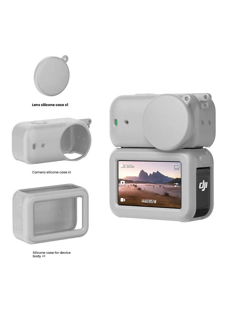 Silicone Protective Case for DJI Osmo Nano Camera - Full Coverage for Lens and Body Drop-Proof and Scratch-Resistant Precision Fit Portable Protective Accessory