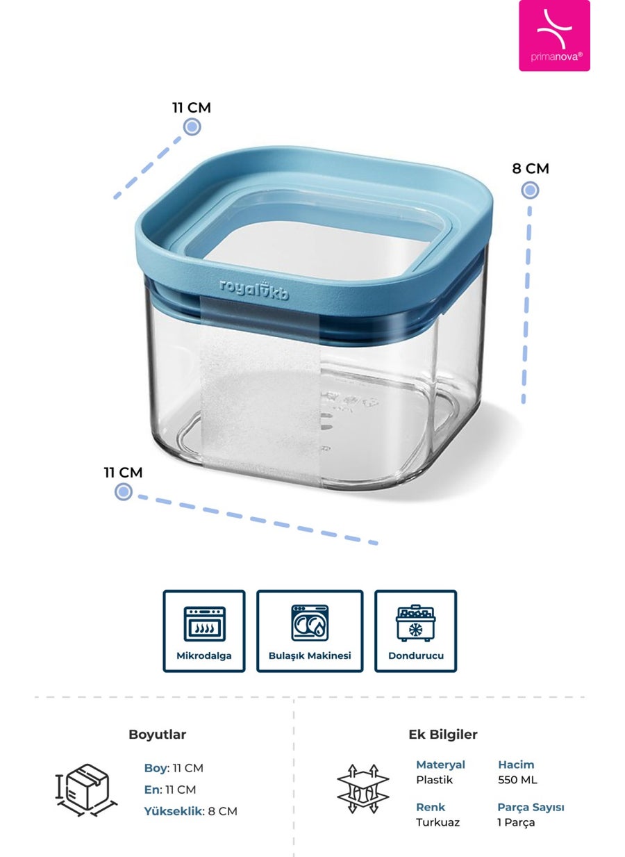 Primanova - Royal Seoul Dry Food Storage Container PP 550 ml Suitable for Food Contact - Image 1
