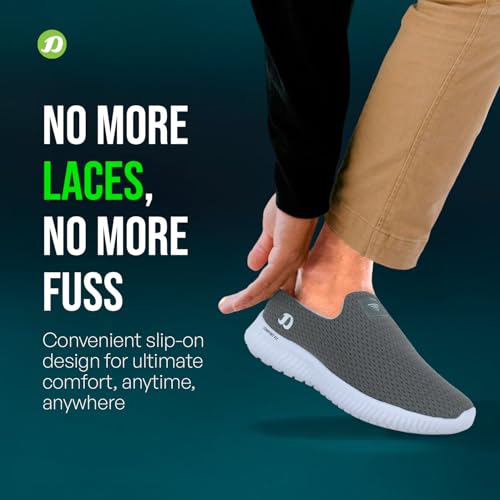 DOCTOR EXTRA SOFT Memory Foam Mens Running Shoe|Sports,Gym,Training,Walking,Jogging,Casual | Lightweight & Comfortable|Loafer Sneakers Lace-Up Athletics Moccasins Slipon for Gent's & Boy's New-D-2002 - Image 5