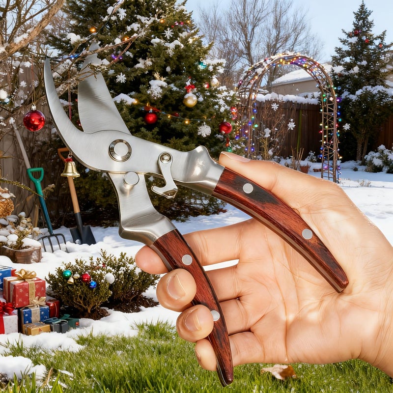 Professional Stainless Steel Garden Pruning Scissors Bonsai Root Pruning Tool For Leaf Flower And Grafting - Image 1