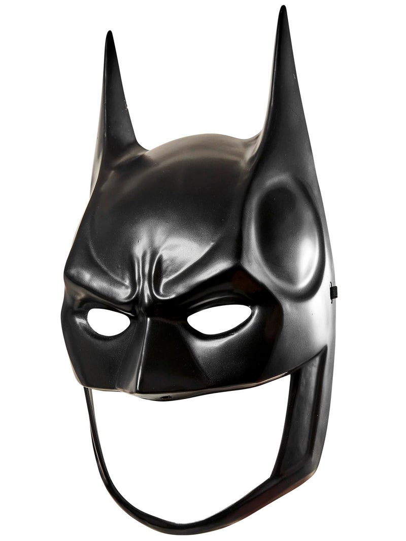 Rubies Childs DC The Flash Movie Batman Plastic HalfMask for Themed Parties and Halloween As Shown One Size