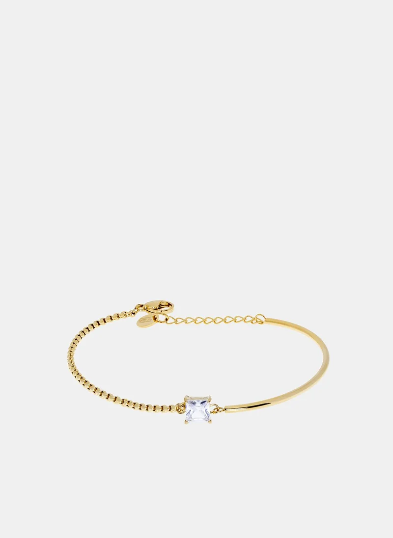 ليو جو سوار بعنصر مربع مرصع بالكريستال