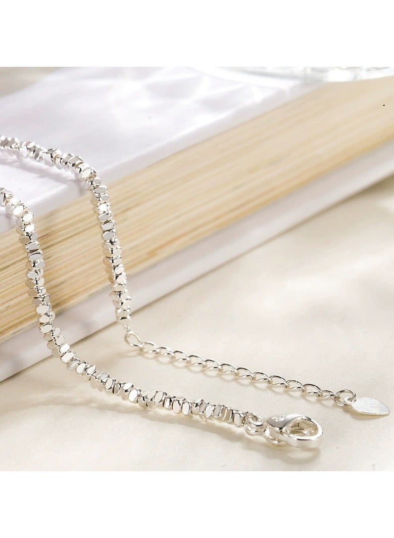 Goolsky Minimalist Silver Bracelet for Women – Dainty Adjustable Chain, Everyday Elegant Jewelry - Image 2