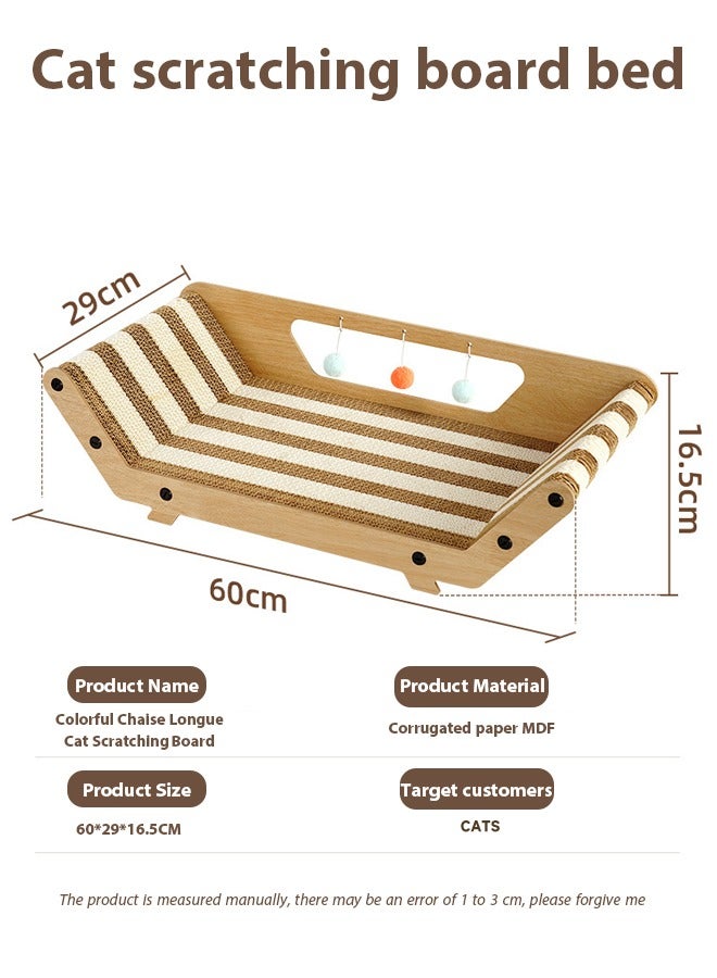 Generic 1 Pcs Cat Scratching Board, Cat Chair and Sofa, Scratch Resistant，Cat Toy，Durable, Space-Saving & Washable for Indoor Cats，Cat House, Cat Claw Nest, Indoor Cat Scratching Board for Clawing,Protecting Furniture Cat Scratch Pad  - Image 2