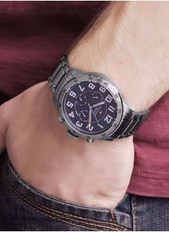 Tommy Hilfiger Plus Men's 1791053 Stainless Steel Watch with Link Bracelet-46mm  - Image 3