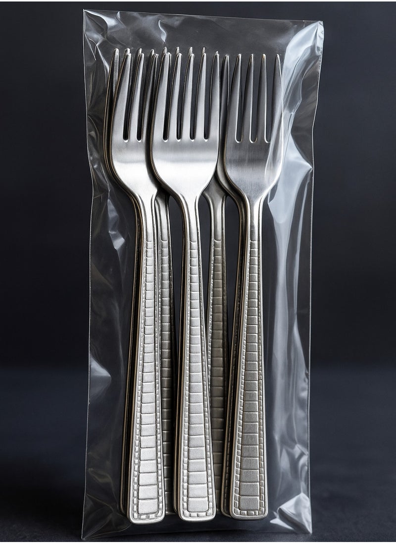 ALMUFARREJ 6-piece stainless steel fork set  - Image 2