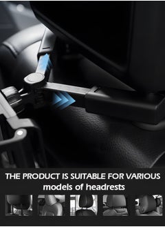 GROIC Car Tablet Headrest Holder Car Back Seat Headrest Tablet Mount Stand,Compatible with iPad Pro Air Mini, Galaxy Tab, Other 4 to 12.9" Wide Devices  - Image 5