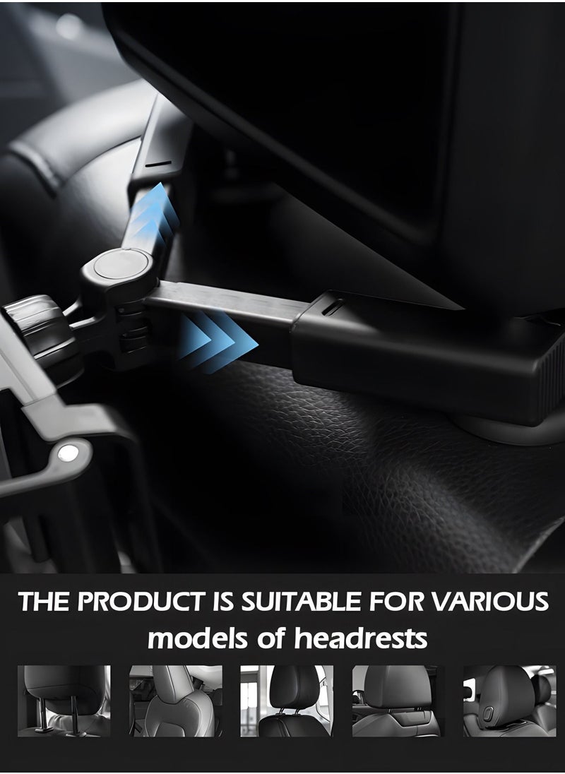 GROIC Car Tablet Headrest Holder Car Back Seat Headrest Tablet Mount Stand,Compatible with iPad Pro Air Mini, Galaxy Tab, Other 4 to 12.9" Wide Devices  - Image 5