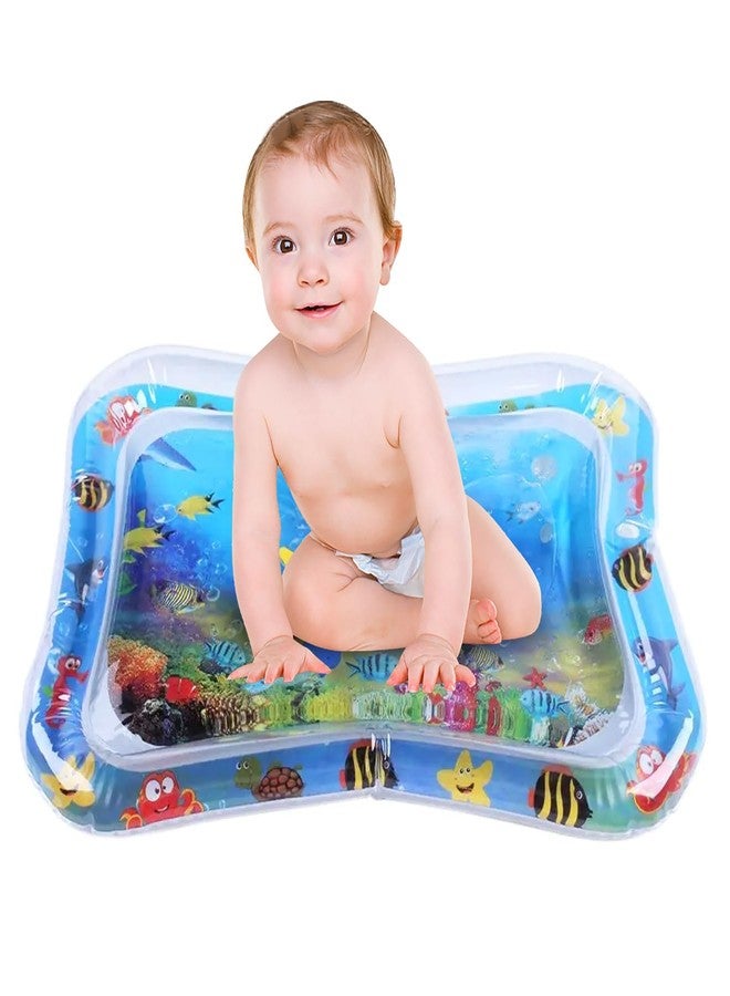 VALAMJI Baby Kids Water-Filled Tummy Time Activity Play Mat | Inflatable BPA-Free Leakproof Sensory Play Gym Toy for Early Learning, Infants & Babies 3-12 Months (Pack 1) - Image 1