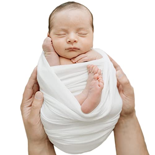 ForBaysy Newborn Photography Props Swaddle Newborn Wraps for Baby Boys Girls Infant Baby Photo Props Shoot Stretch Blanket - Image 1