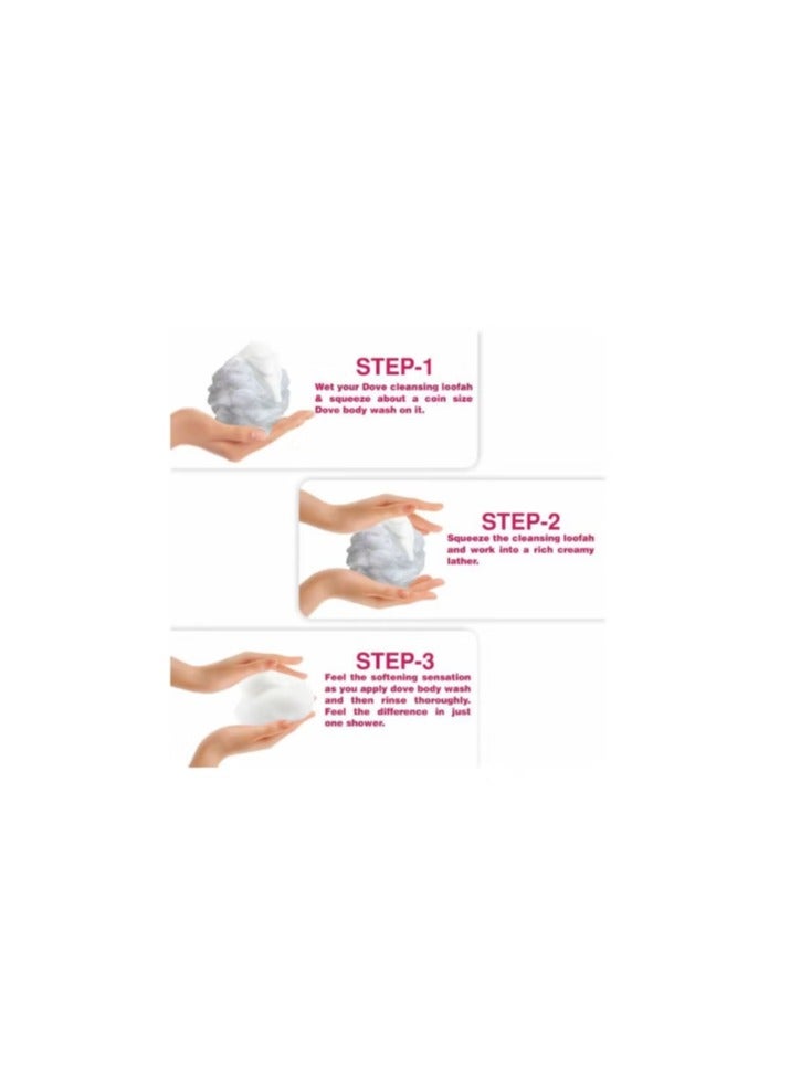 دوف غسول الاستحمام حيوية بخلاصة الرمان وشاي الكركديه  سيروم ترطيب ثلاثي 500مل - Image 4