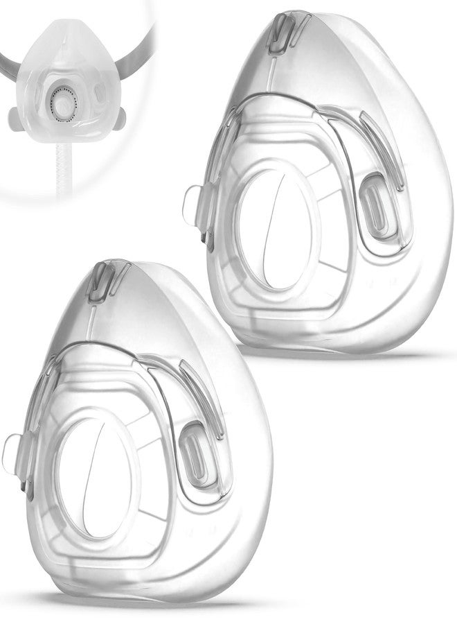 MEDICOLOR Replacement Cushions for AirFit F40, Liquid Silicone F40 Cushion, Improved Comfort & Reliable Seal CPAP Supplies by MEDICOLOR, 2 Packs, Medium - Image 1