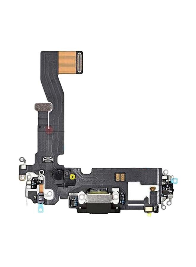 إيروريكس كابل مرن لمنفذ الشحن الأصلي لجهاز iPhone 12 (أسود) - Image 1