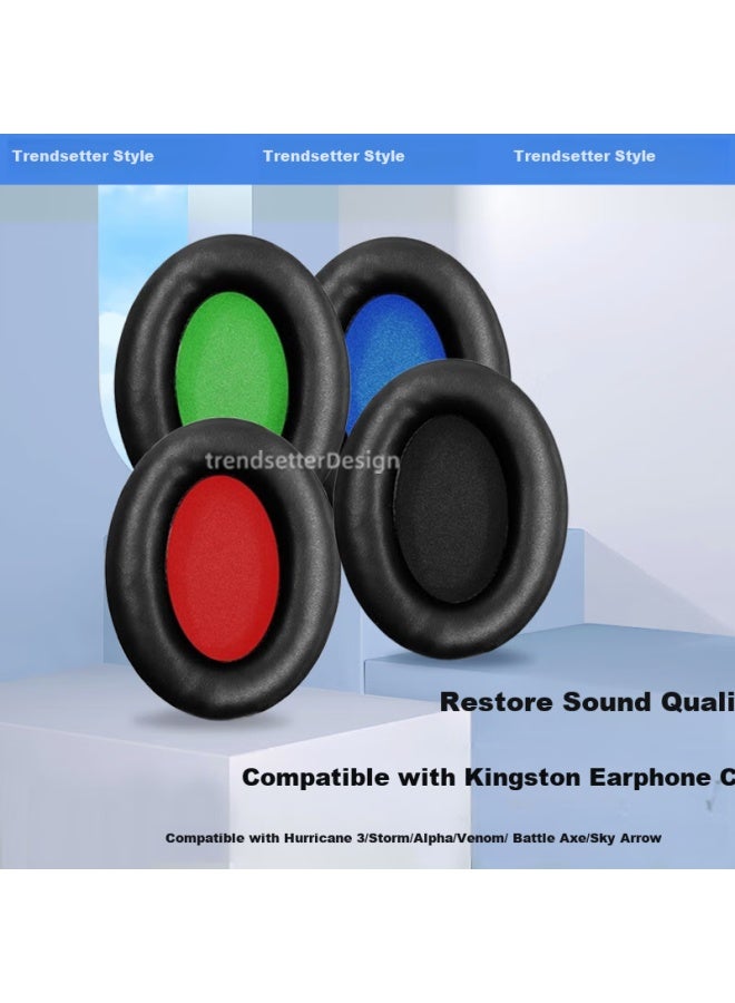 Trendsetter Suitable For Hyperx Kingston Headphone Covers, Cloud 2/hurricane 3 Second-generation, Spikes, Arrows, Sabers, Storm, Sky, Alpha S, Fengyun Headphone Covers - Image 2
