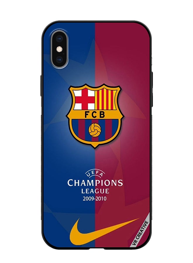 VR CREATIVE Protective Case Cover For Apple iPhone X/XS Fcb Design Multicolour - Image 1