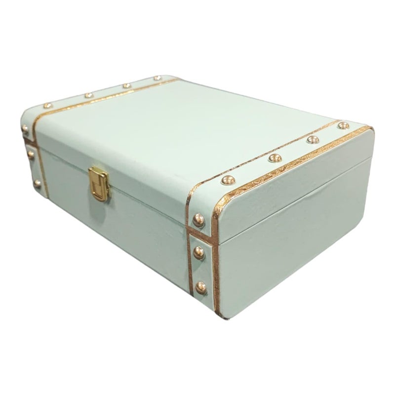 Polaris Fox Polaris fox Trunk Box for Gifting Purpose Size 10x7x35 inch Mint green Color Ideal for gifting and storage - Image 4