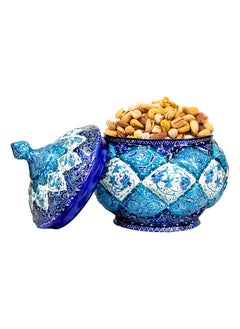 MARGOUN Handmade Persian enameld Bowl and Plate Made of High Quality Material with Colorful Meenakari  - Image 5