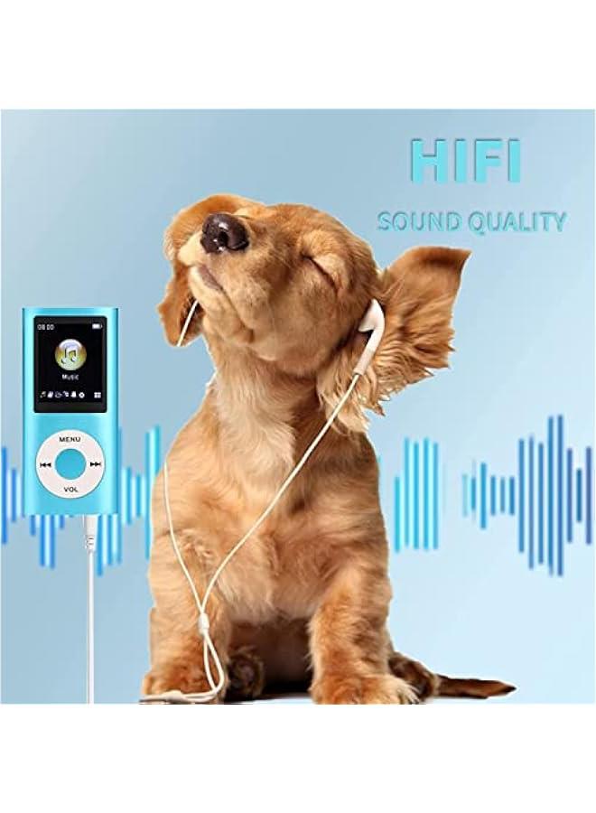 MP3 Player, Portable Lossless Sound Slim MP3 Music Player with Earphone, 1.8 Inch LCD Screen Digital Music Player, （Memory Card Not Included）(Black) - Image 3