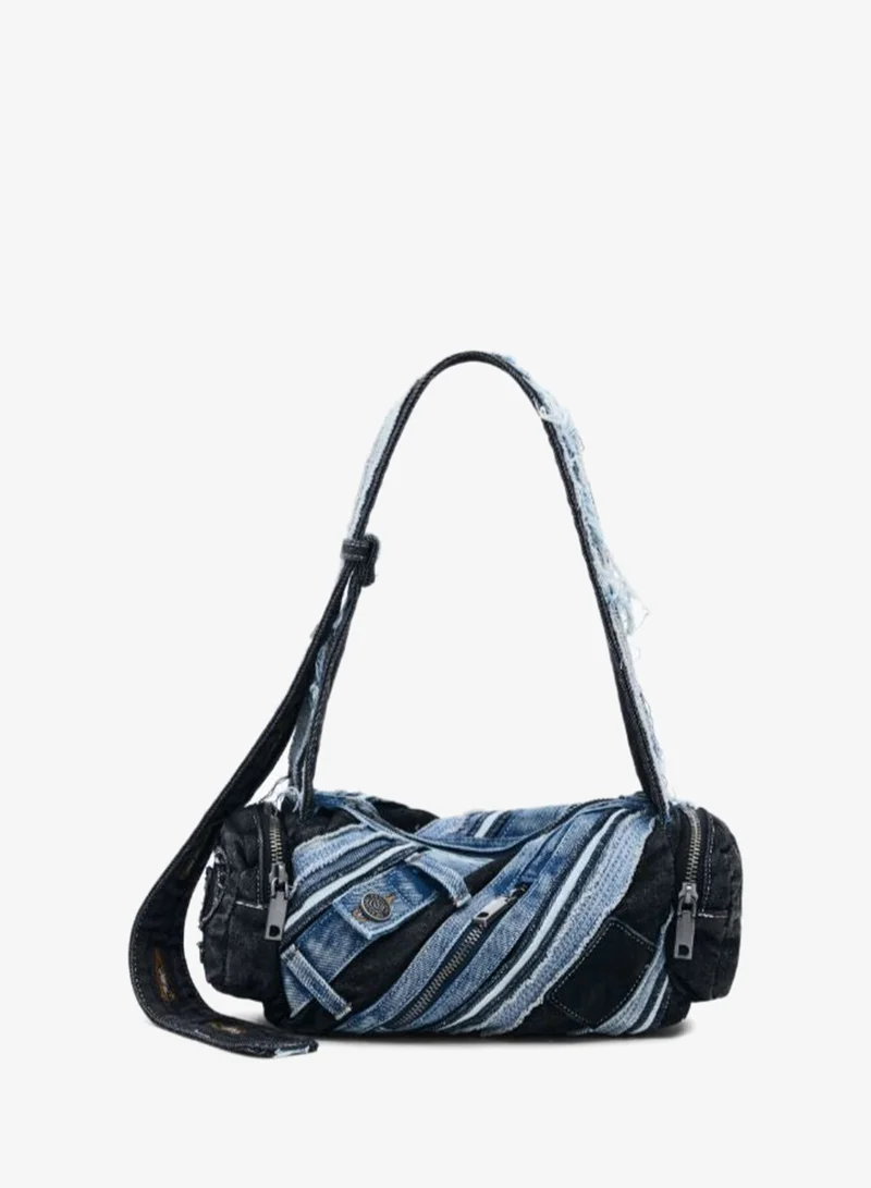 DESIGUAL Medium Denim Bag With Patch