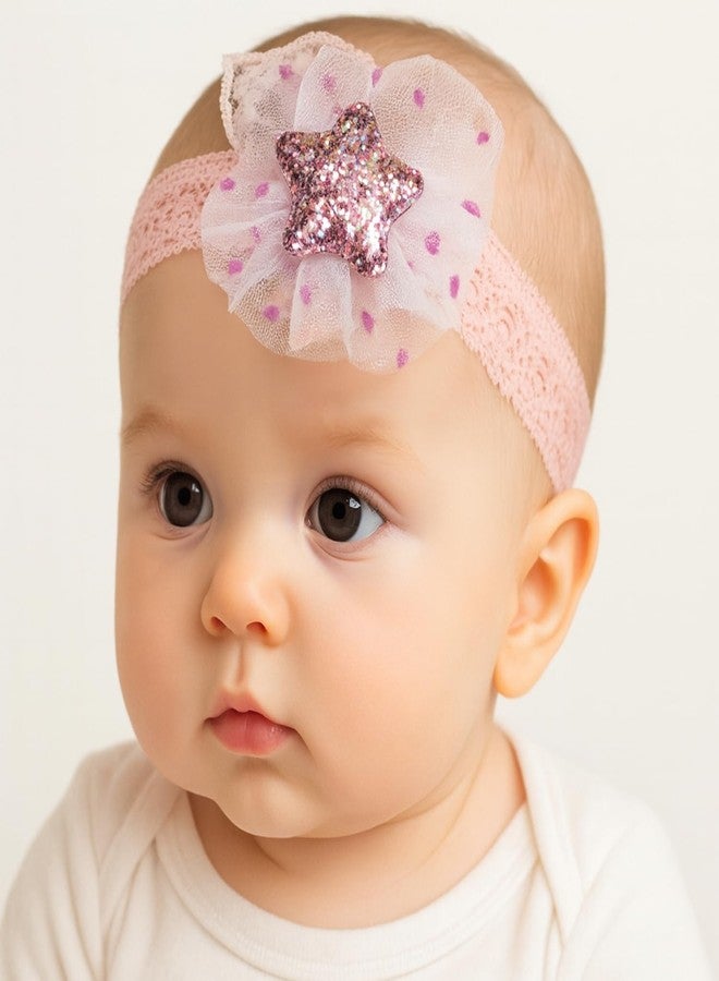 التعارف مجموعة آنا كرييشنز من 3 قطع من عصابات الرأس للأطفال، فائقة النعومة ومرنة، متعددة الألوان، مزينة بالزهور، إكسسوارات شعر للأطفال الرضع والصغار. - Image 4