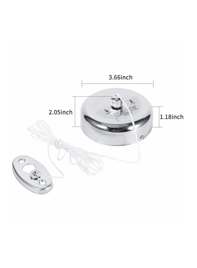 Silver 10x10x6cm Retractable Clothesline - Image 3
