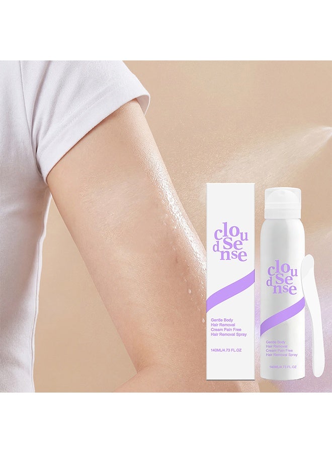 Hoygi Hair Removal Spray For Soft Skin, Facial Hair Removal Cream For Sensitive Skin, Body Hair Removal Spray, Shaving Cream For Sensitive Skin, Gentle And Soothing Body And Leg Care For Women And Men, 140ml - Image 3