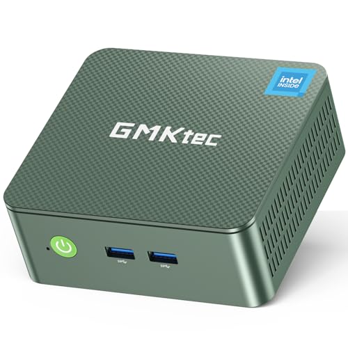 GMKtec Mini PC N150, G3 Plus Intel Twin Lake N150 (3.4GHz), 16GB DDR4 RAM 1TB PCIe M.2 SSD, Desktop Computer 4K Dual HDMI/USB3.2/WiFi 6/BT5.2/2.5G RJ45 - Image 1