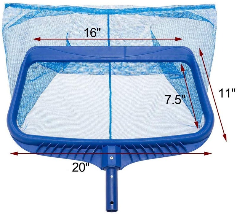 sarrah Swimming Pool Deep Leaf Net Standard Heavy Duty Pool Cleaning Tool Swimming Pool net 19'' - Image 3