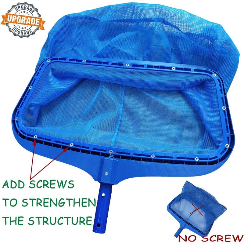 sarrah Swimming Pool Deep Leaf Net Standard Heavy Duty Pool Cleaning Tool Swimming Pool net 19'' - Image 2