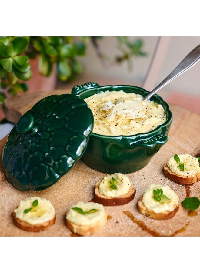 STAUB STAUB Ceramics Dutch Oven 16-oz Petite Artichoke Cocotte, Basil  - Image 2