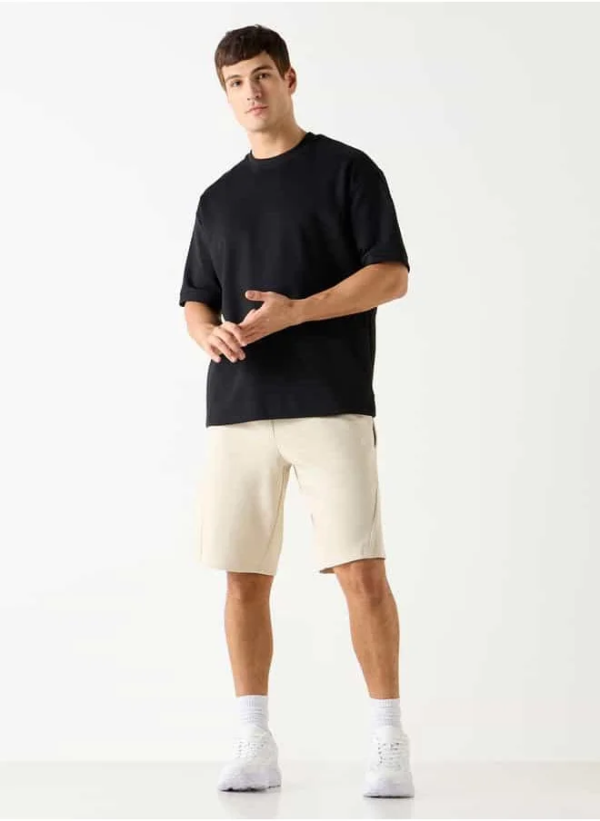 ADOT by Splash Drawstring Closure Shorts with Pockets