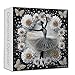 Larkipuzz Diamond Ballerina Puzzles for Adults 1000 Pieces Larkipuzz Ballet Dancer Jigsaw Puzzles Flower Butterfly Impossible Challenging Crystal Dancing Girl Theme as House Decor - Image 2