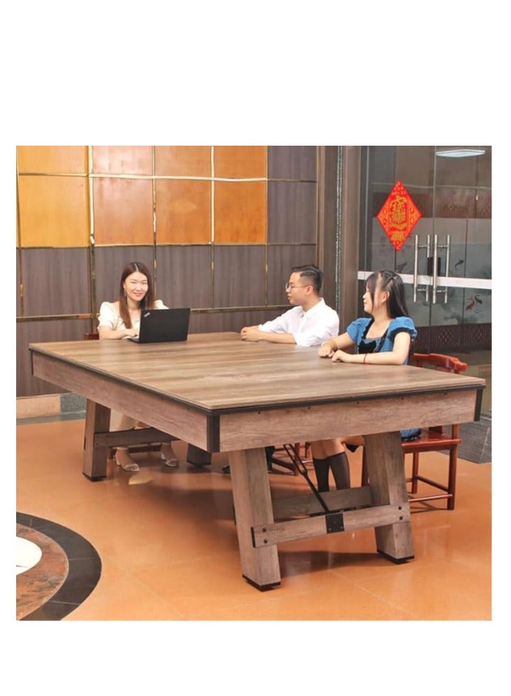Cool Baby Style 8-Foot Luxury Three-In-One Billiard table Portable Multifunctional Billiard Table (GREEN)  - Image 5