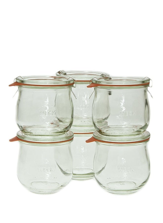 Weck 746 1/5 Liter Tulip Jar, 12.5 Oz - Set of 6 - Image 1