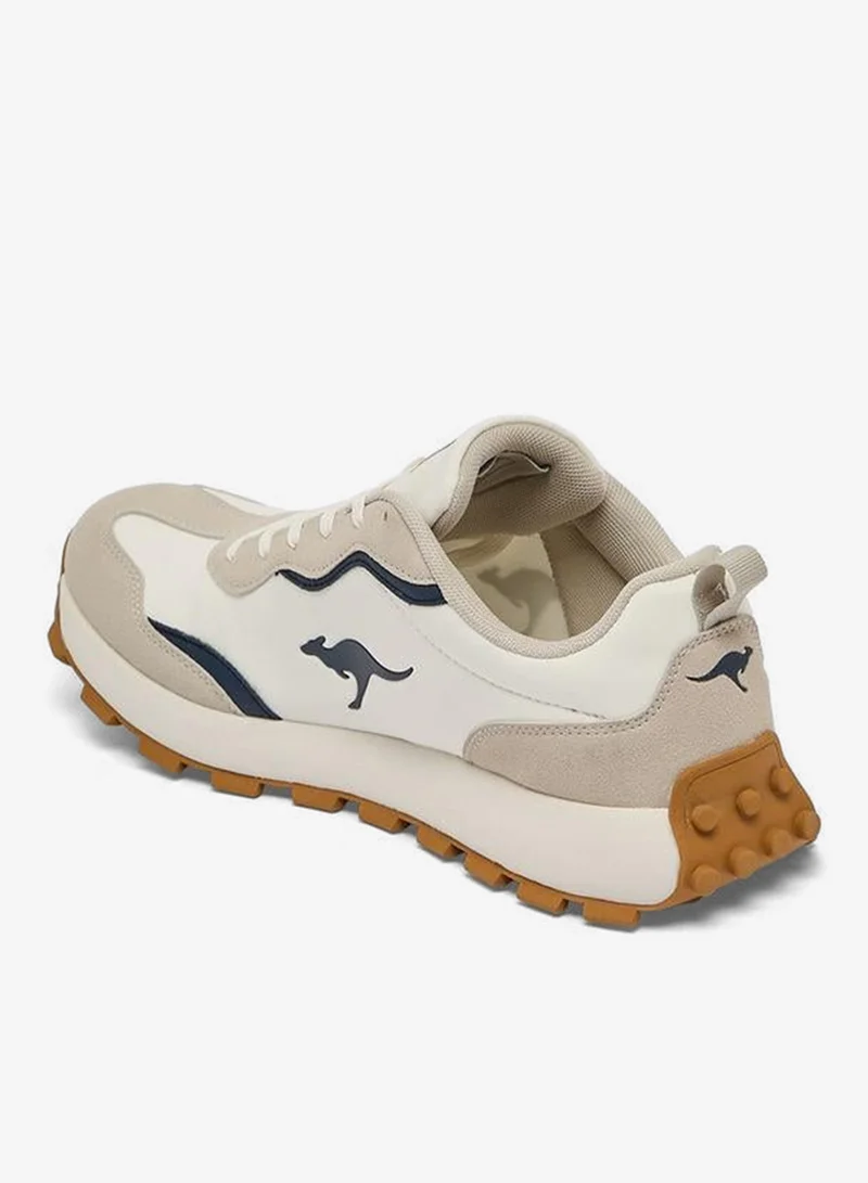 Kangaroos BEIGE Men Colourblock Sports Shoes for Men | Best Price UAE