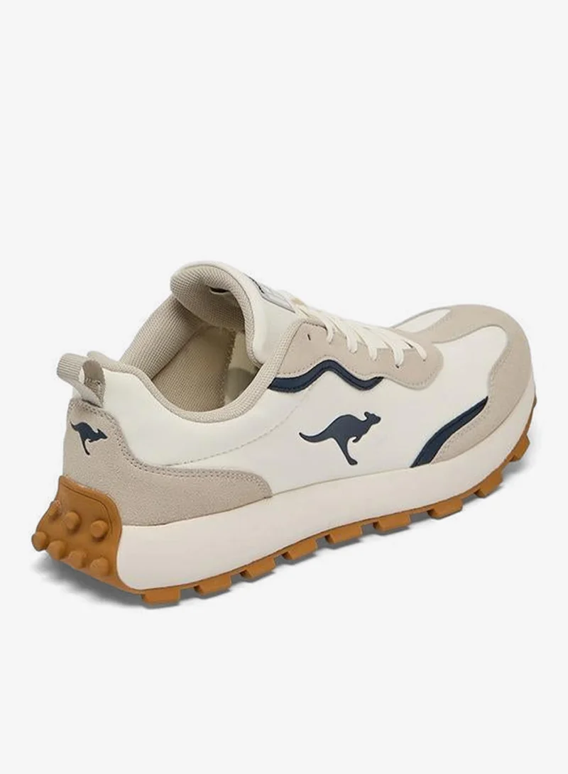 Kangaroos BEIGE Men Colourblock Sports Shoes for Men | Best Price UAE