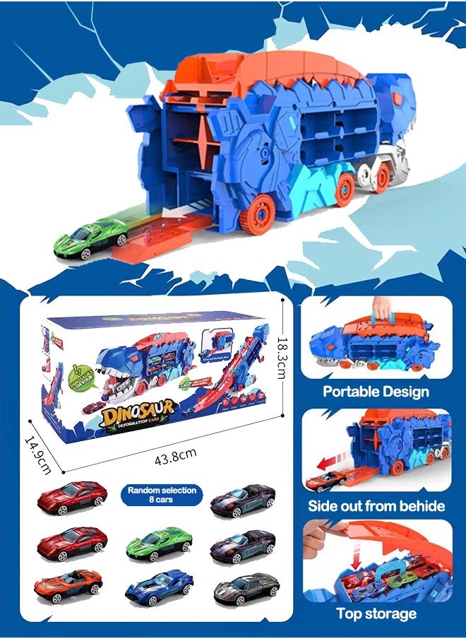 Generic - Folding Dinosaur Transport Car Game, Competitive Rolling Game for Eating and Storage, Casting Cars, New Products - Image 1