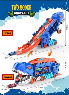 Generic Folding Dinosaur Transport Car Game, Competitive Rolling Game for Eating and Storage, Casting Cars, New Products  - Image 3