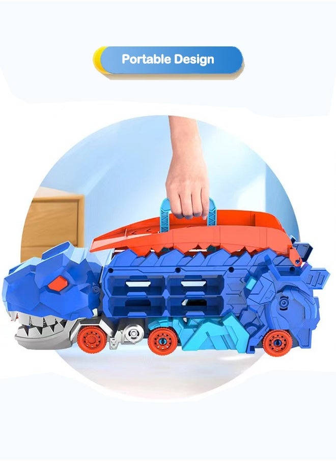 Generic - Folding Dinosaur Transport Car Game, Competitive Rolling Game for Eating and Storage, Casting Cars, New Products - Image 1