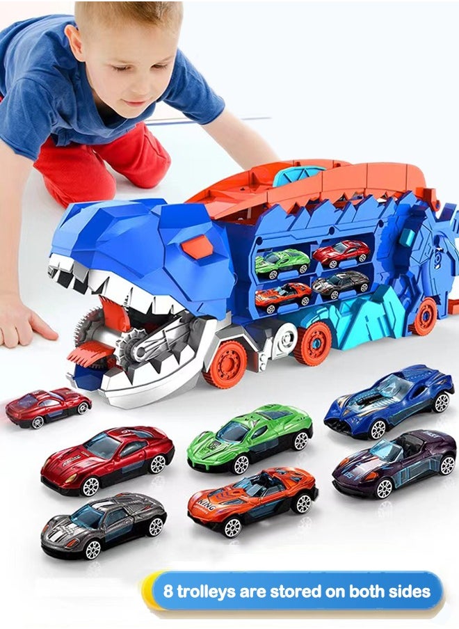 Generic - Folding Dinosaur Transport Car Game, Competitive Rolling Game for Eating and Storage, Casting Cars, New Products - Image 1