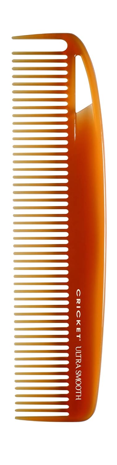 Cricket Ultra Smooth Dressing Comb AntiFrizz Hair Comb with Argan Olive Oils Keratin Protein Infusion Medium Tooth Design for Styling Cutting Daily Grooming