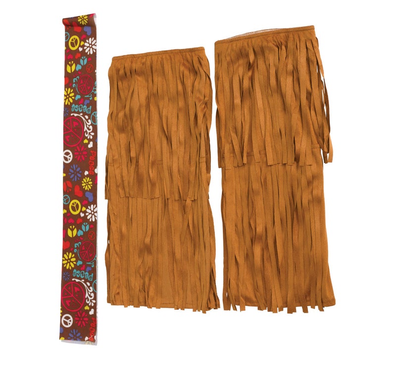 Fun World Girl's Peace & Love Hippie Child Costume, Small - Image 5