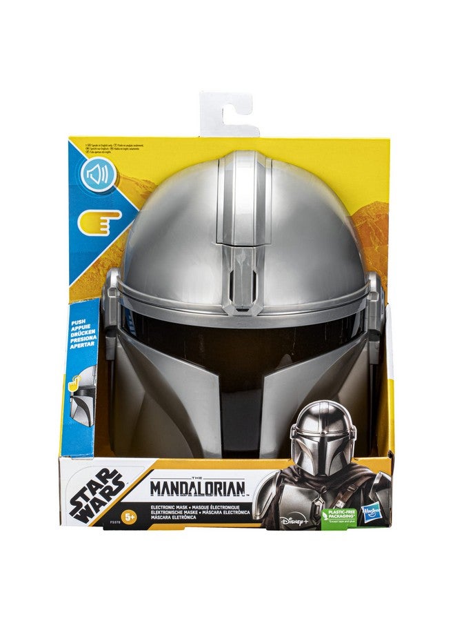 STAR WARS The Mandalorian Electronic Mask, Kids Roleplay Toys, The Mandalorian Costume Accessory with Phrases and SFX, Ages 5 and Up - Image 3